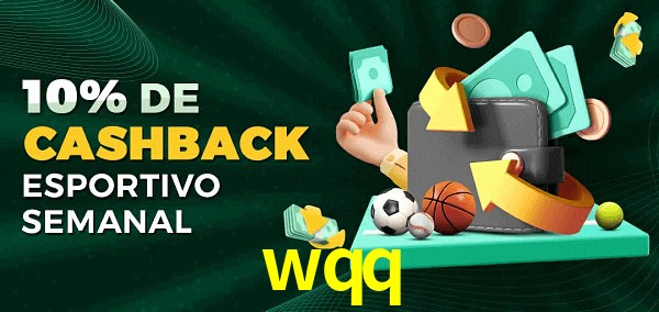 10% de bônus de cashback na wqq